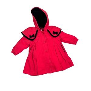Rothschild Vintage Infant Nylon Swing Dress Coat 12 Months Vest Lining Bows